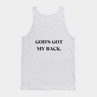 God's Got My Back Tank Top